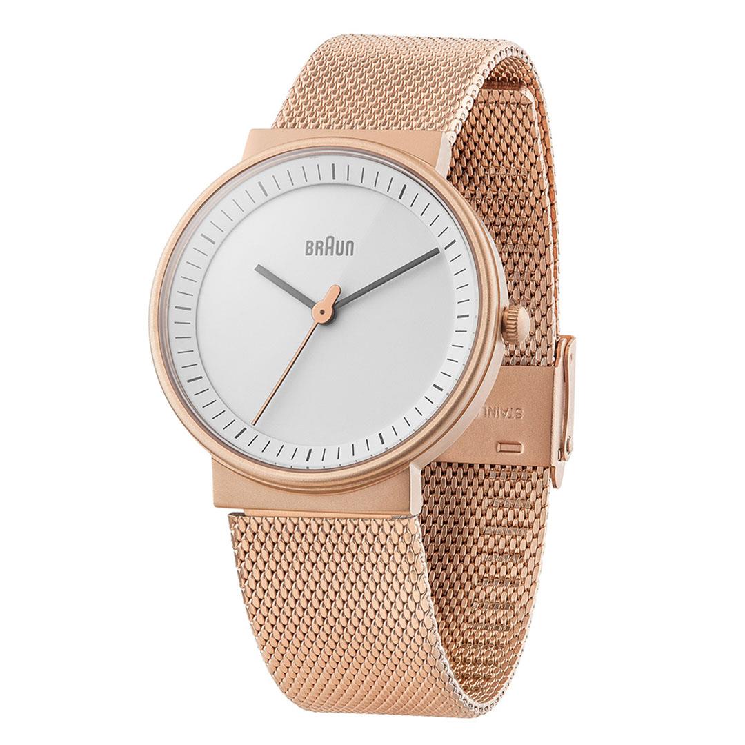 Braun Ladies 3-Hand Analogue Quartz Watch Stainless Steel Case, Model BN0031WHSL Amazon.com: Braun Ladies 3-Hand Analogue Quartz Watch, White  main image 2