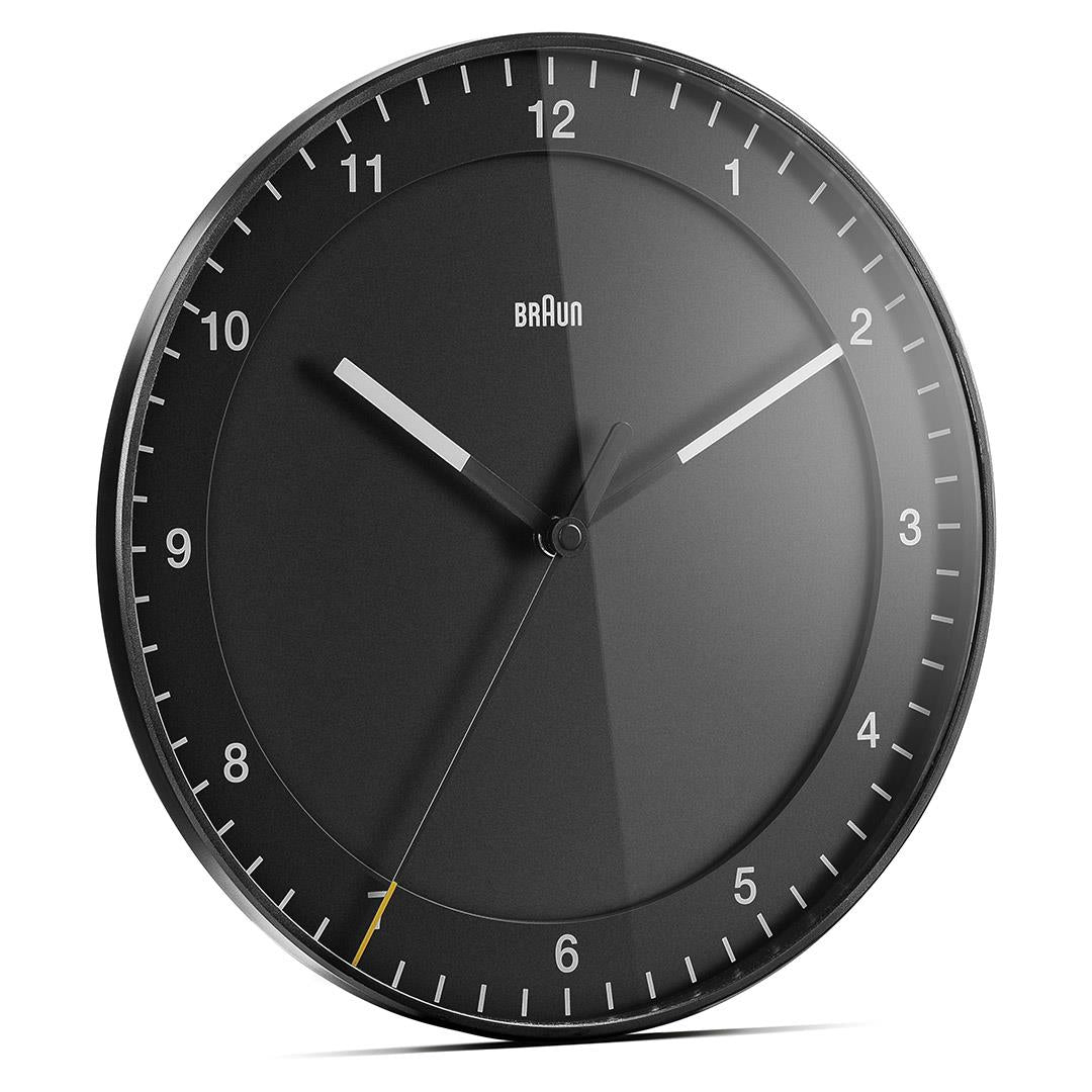 BC17 Braun classic large analogue wall clock - black – US - Braun