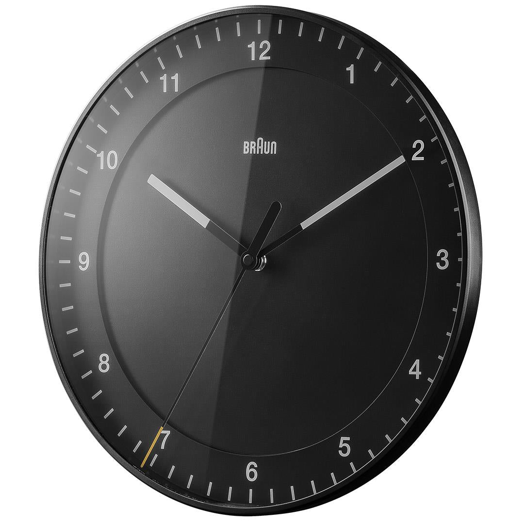 BC17 Braun classic large analogue wall clock - black – US - Braun