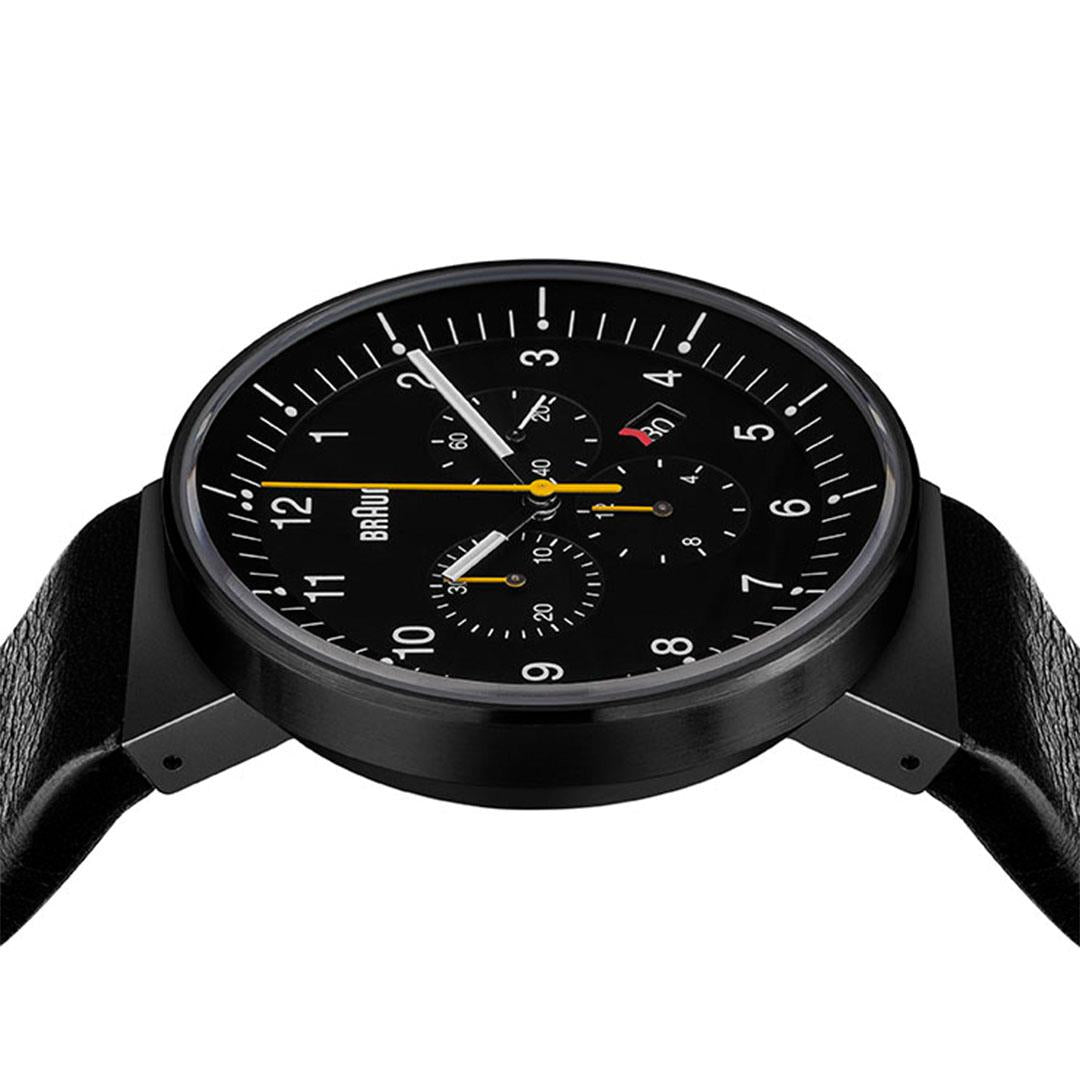 BN0095 Braun gents prestige chronograph watch - black dial and