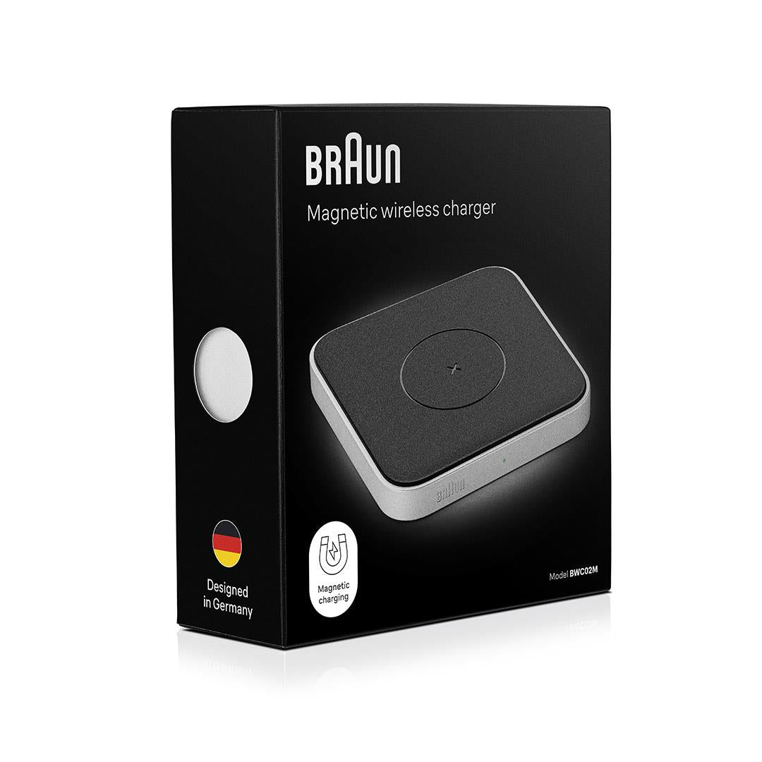 BWC02M Wireless Charger Braun Clocks US