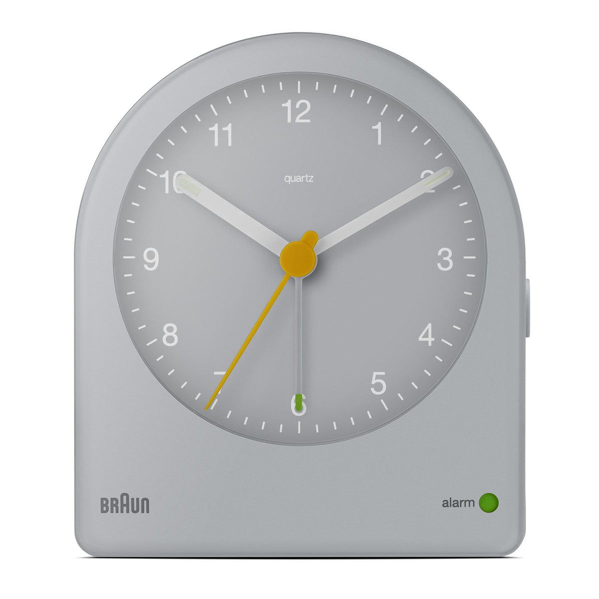BC22 Braun Classic Analogue Alarm Clock - Grey – Braun Clocks
