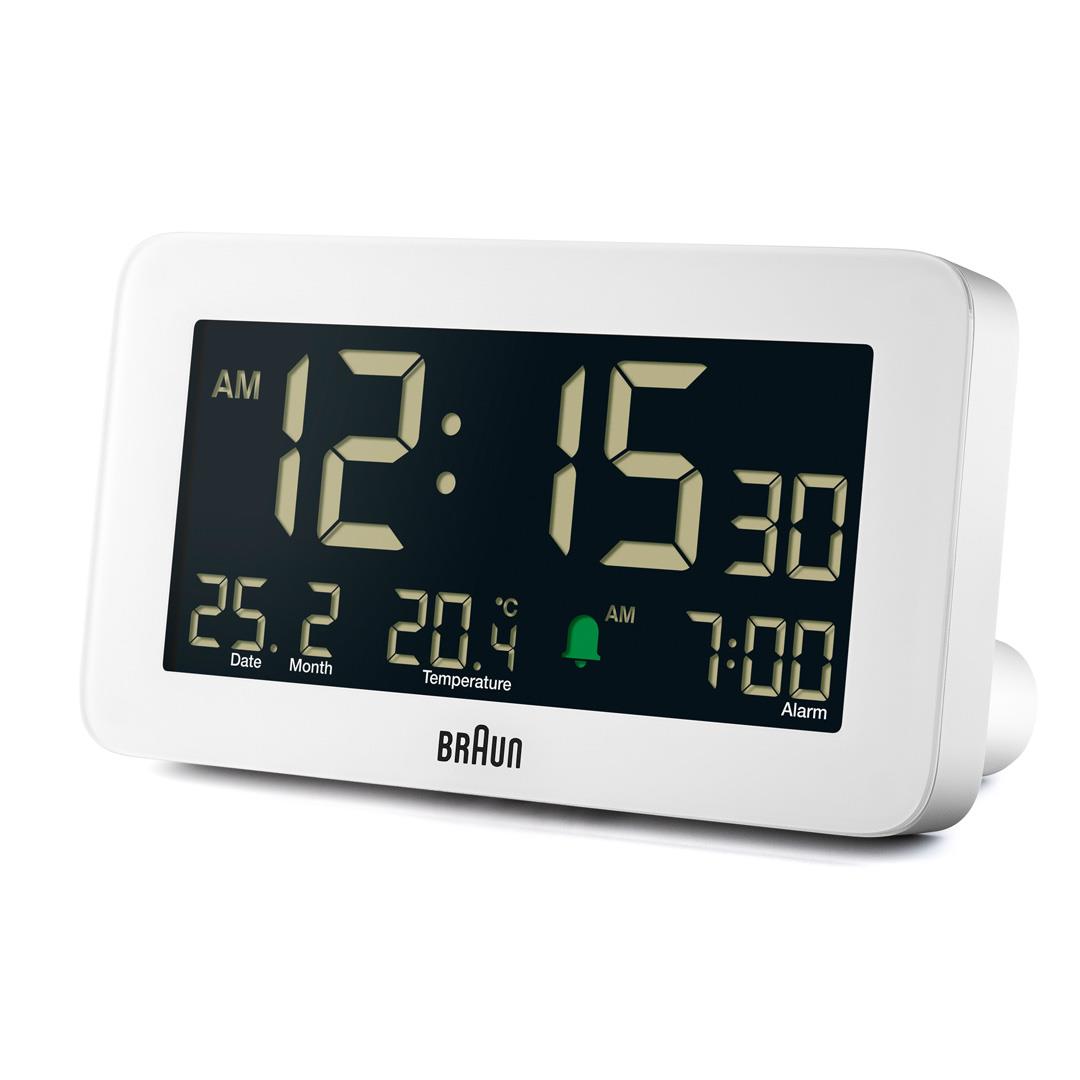 BC10 Braun digital alarm clock white Braun Clocks US