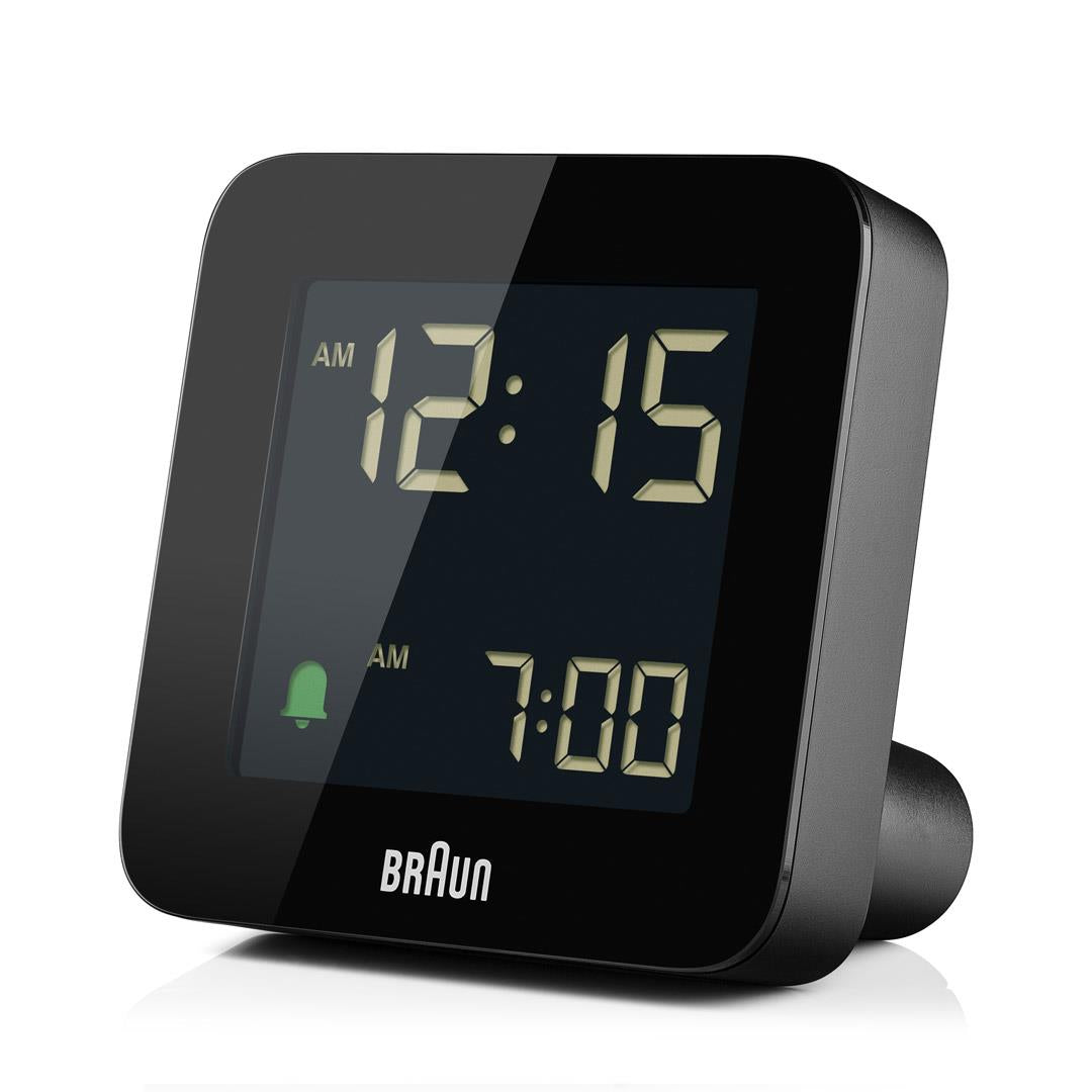 BC09 Braun digital alarm clock black Braun Clocks US