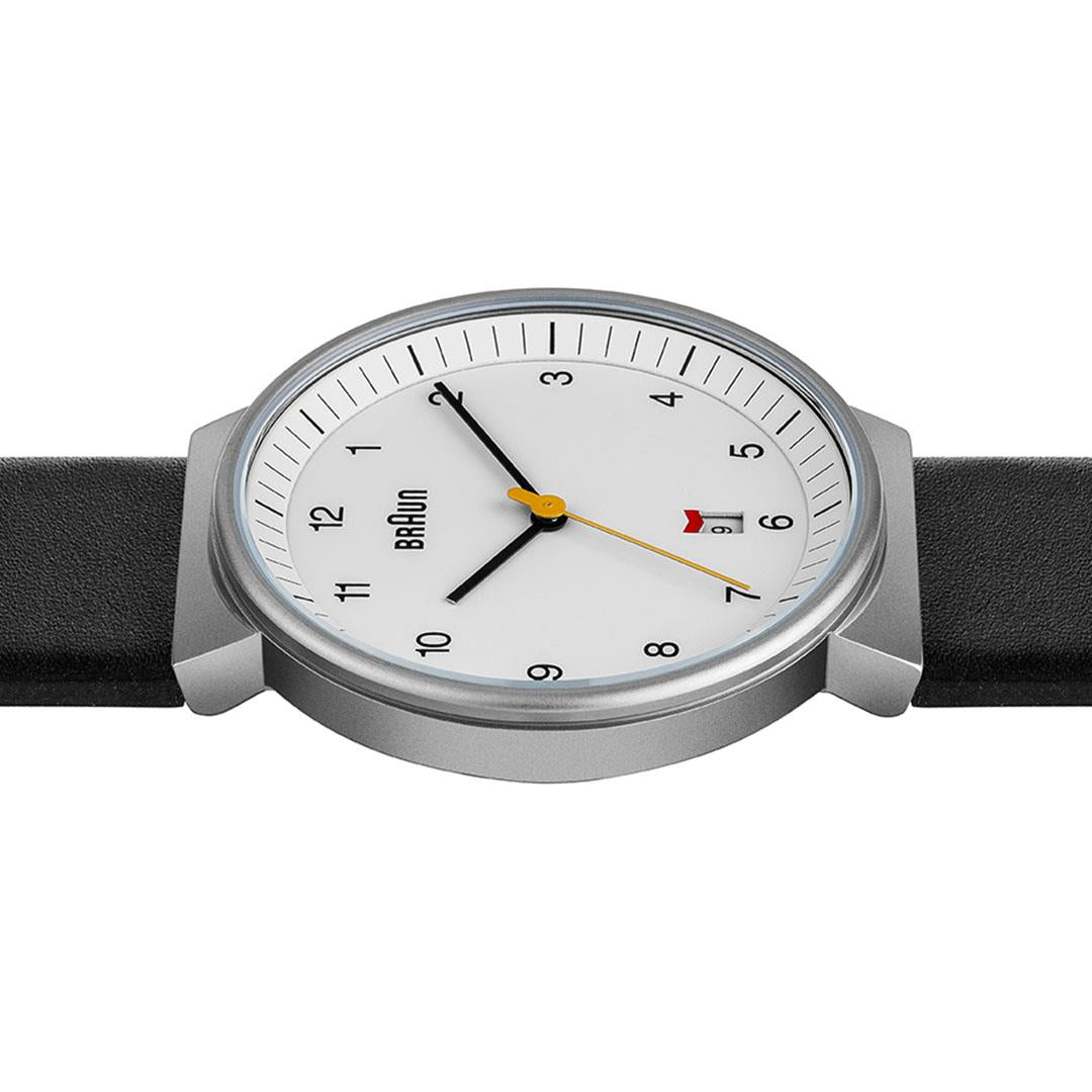 BRAUN ブラウン 腕時計　BNH0032 BN0032 Braun gents classic watch - white dial and black leather
