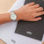BN0211 Braun ladies classic slim watch - white dial and stainless steel bracelet