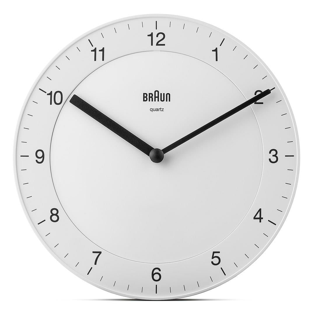 BC06 Braun classic analogue wall clock - white – Braun BC06 Braun classic analogue wall clock - white – Braun