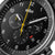 BN0095 Braun gents prestige chronograph watch - black dial and black leather strap