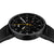 BN0095 Braun gents prestige chronograph watch - black dial and black rubber strap