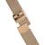 BN0031 Braun ladies classic watch - black dial and rose gold mesh bracelet
