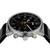 BN0095 Braun gents prestige chronograph watch - black dial and black leather strap