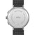 BN0299 Braun gents step counter watch - white dial and black silicone strap