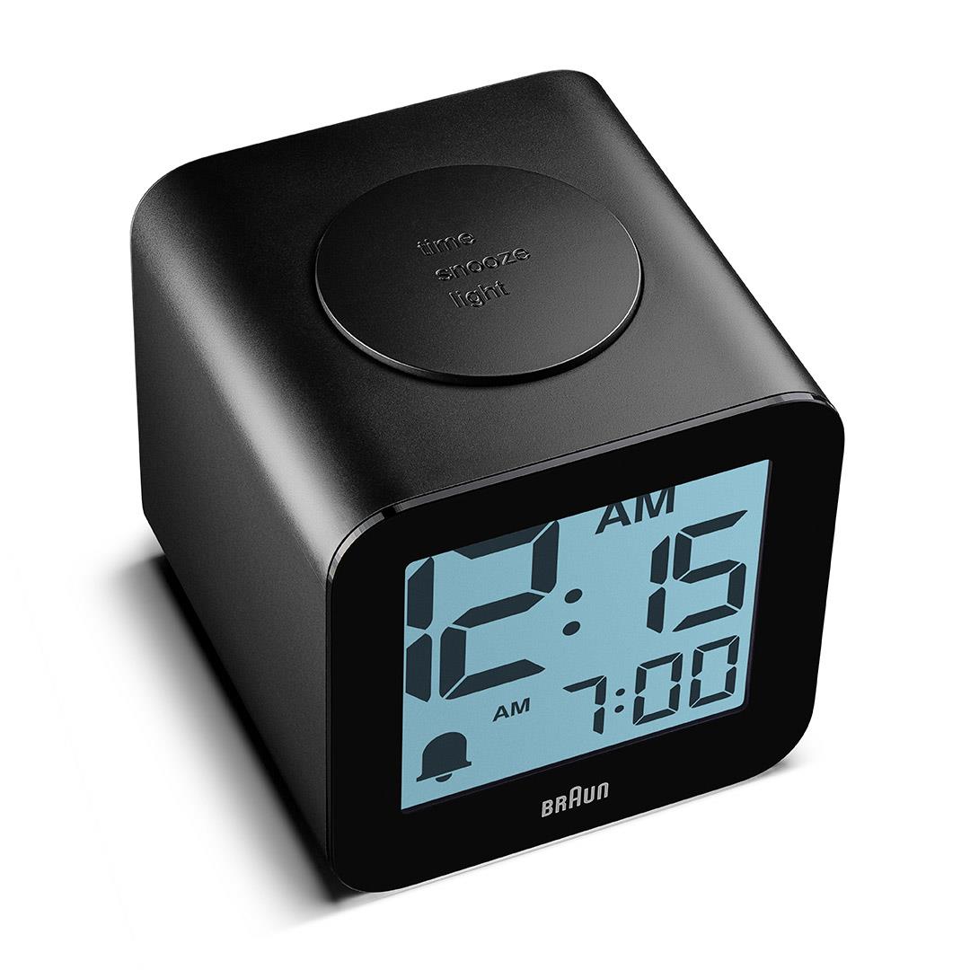 BC25 Braun time speaking digital alarm clock - black – US - Braun