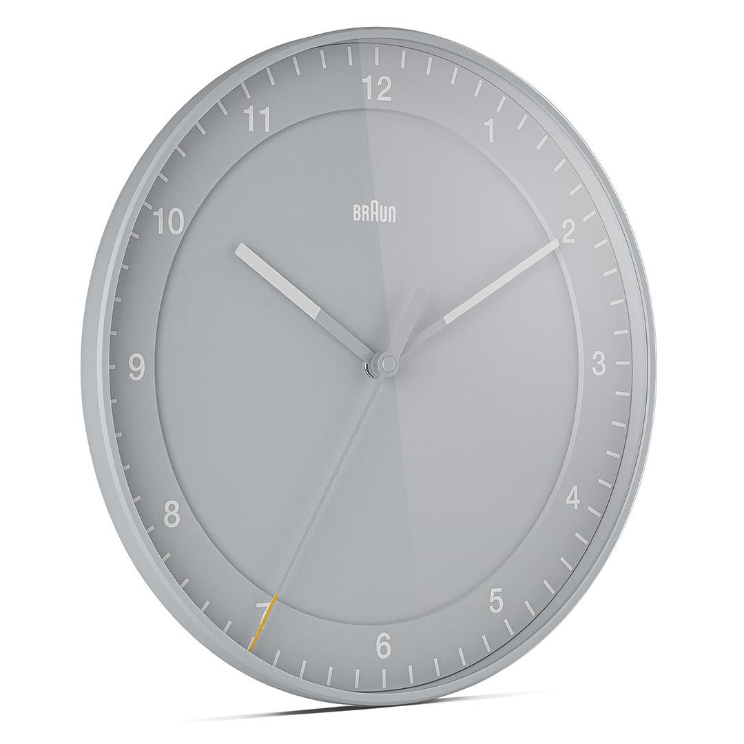 BC17 Braun classic large analogue wall clock - grey – US - Braun