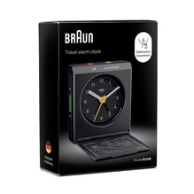 Braun Quartz Alarm Clock–made in Germany–black Minimalist
