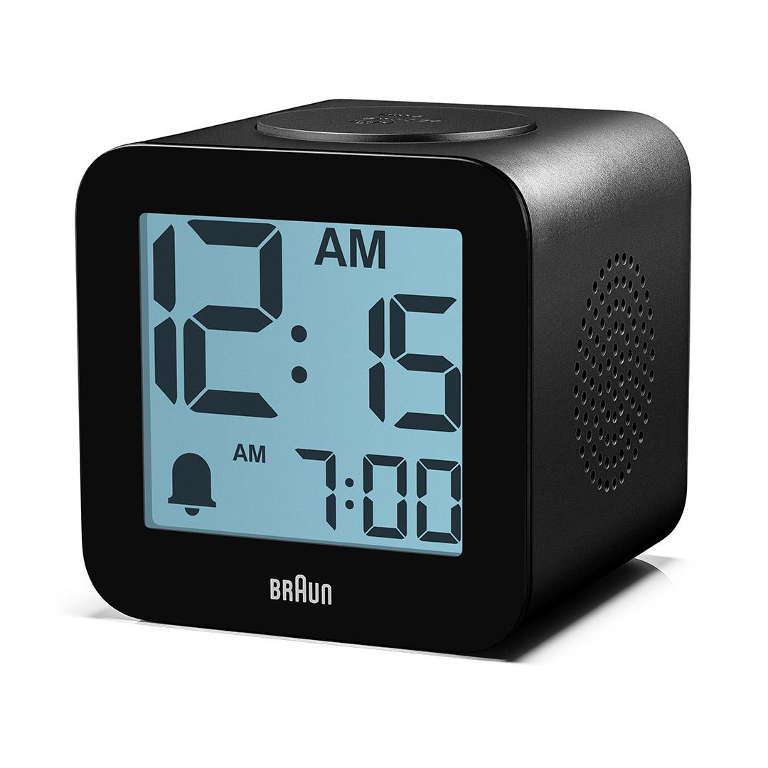 BC25 Braun time speaking digital alarm clock - black – US - Braun