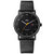 BN0301 Braun gents solar watch - black dial and black leather strap
