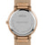 BN0031 Braun ladies classic watch - black dial and rose gold mesh bracelet