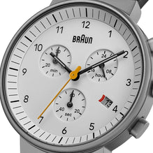 Braun Gents BN0035 Classic Chronograph Watch - Black and Black