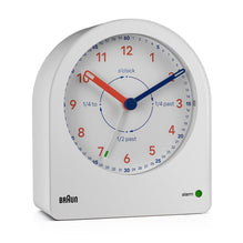 BC22 Braun time teacher quartz alarm clock - white – US - Braun