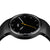 BN0221 Braun gents prestige slim watch - black dial and black rubber strap