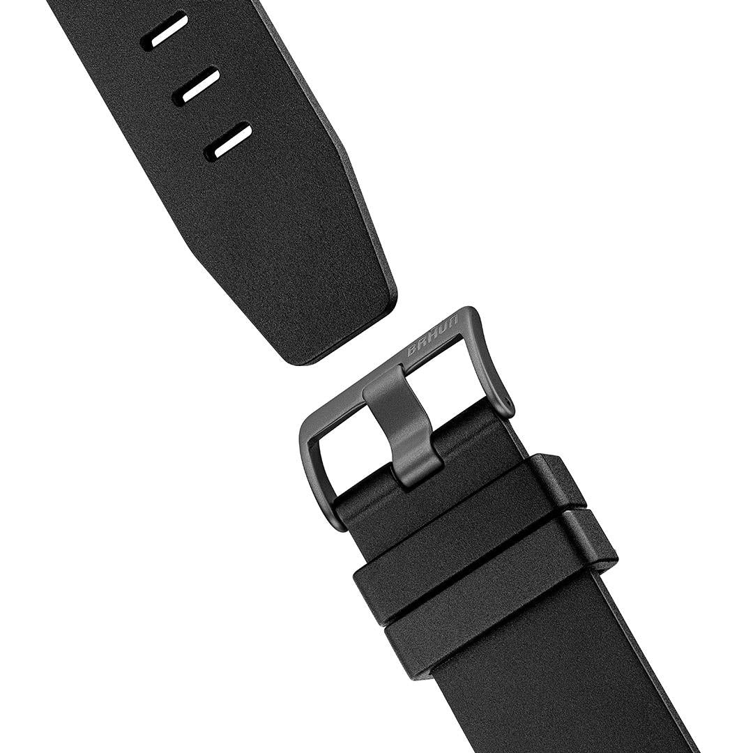 BN0279 Braun Swiss made automatic watch black dial and black