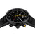 BN0095 Braun gents prestige chronograph watch - black dial and black rubber strap