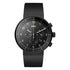 BN0095 Braun gents prestige chronograph watch - black dial and black rubber strap