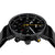 BN0095 Braun gents prestige chronograph watch - black dial and black leather strap