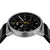 BN0095 Braun gents prestige chronograph watch - black dial and black leather strap