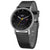 BN0301 Braun gents solar watch - black dial and black leather strap