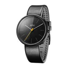 BN0172 Braun gents classic watch - black dial and black leather