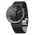 BN0095 Braun gents prestige chronograph watch - black dial and black rubber strap