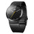 BN0221 Braun gents prestige slim watch - black dial and black rubber strap