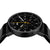 BN0095 Braun gents prestige chronograph watch - black dial and black leather strap