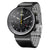 BN0095 Braun gents prestige chronograph watch - black dial and black leather strap