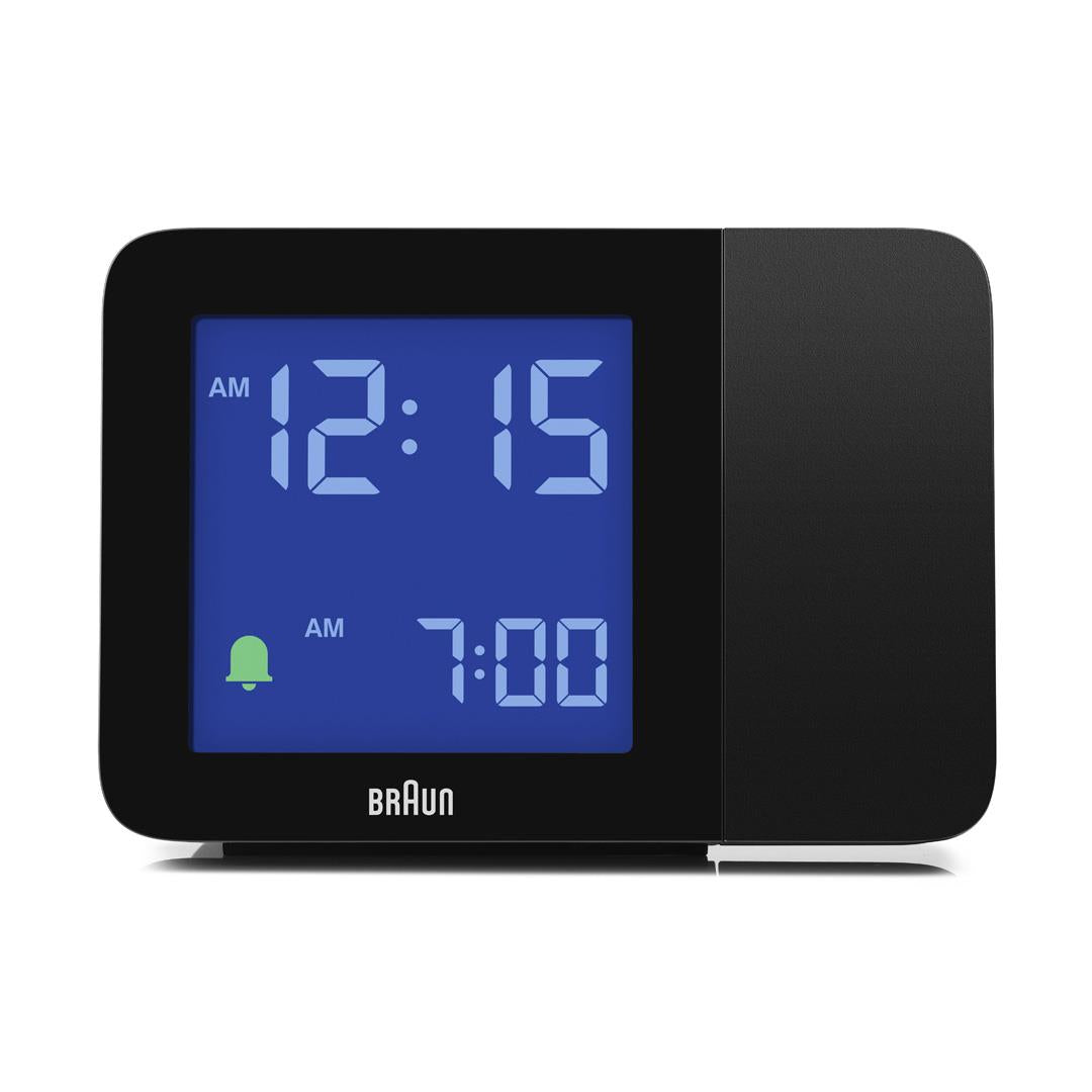 BRAUN / ブラウン Projection alarm clock BC15 BC15 Braun digital projection alarm clock - black – Braun