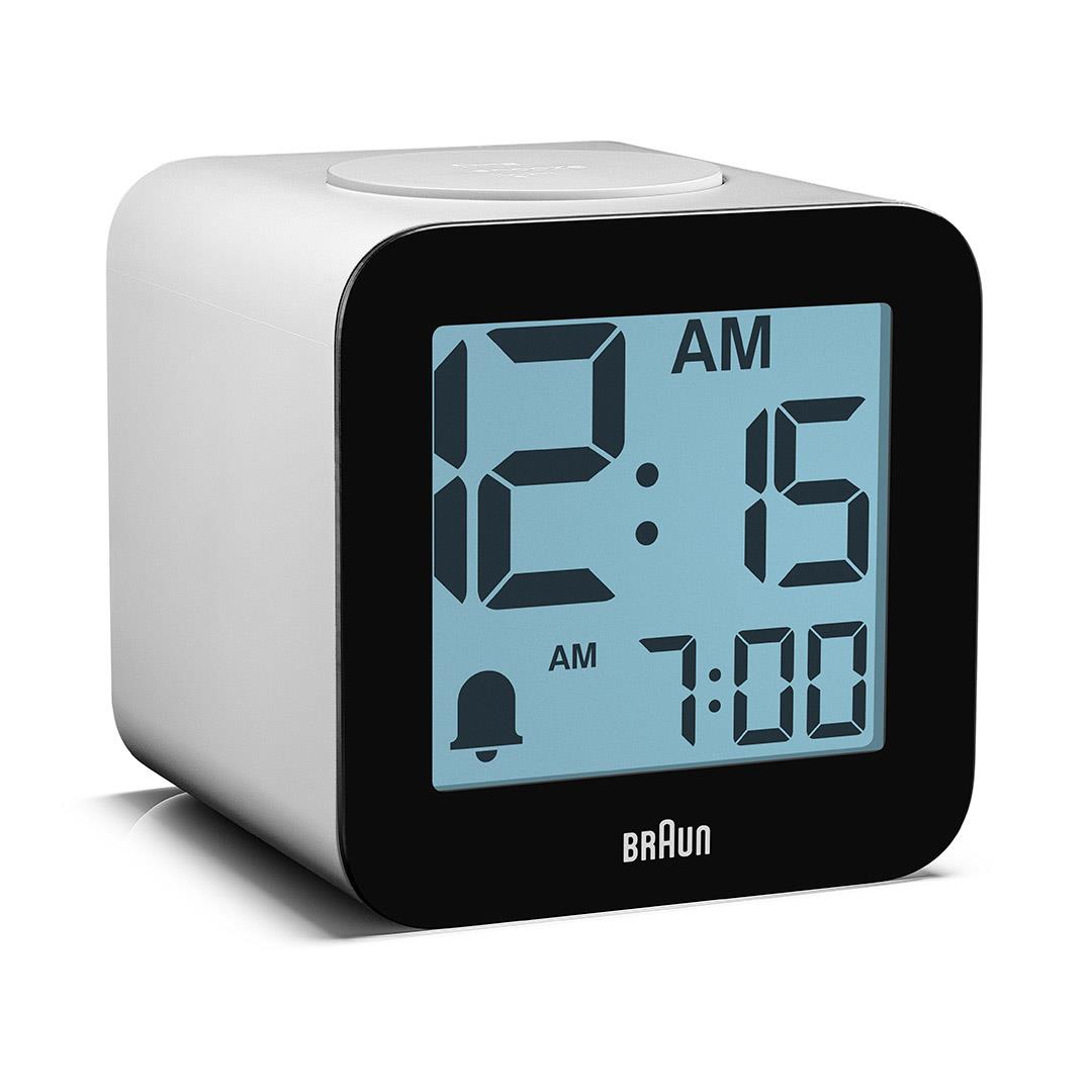 Braun Réveil à Quartz Plastique Blanc Noir Noral Braun Réveil à Quartz Plastique Blanc Noir Noral