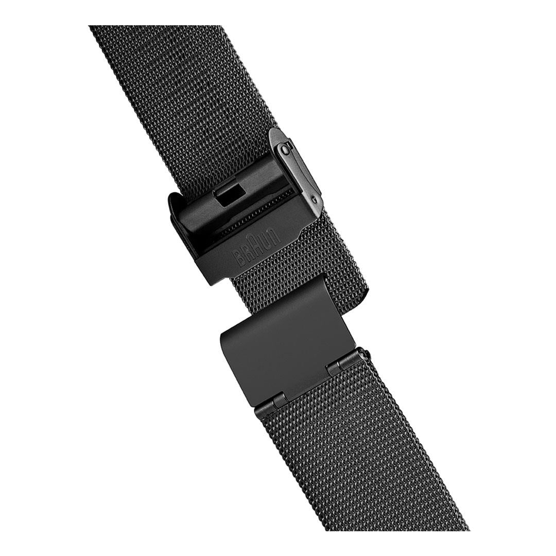 BN0032 Braun gents classic watch - black dial and black mesh