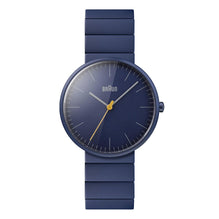 BN0171 Braun unisex classic watch - blue dial and blue ceramic bracele –  Braun Clocks - US