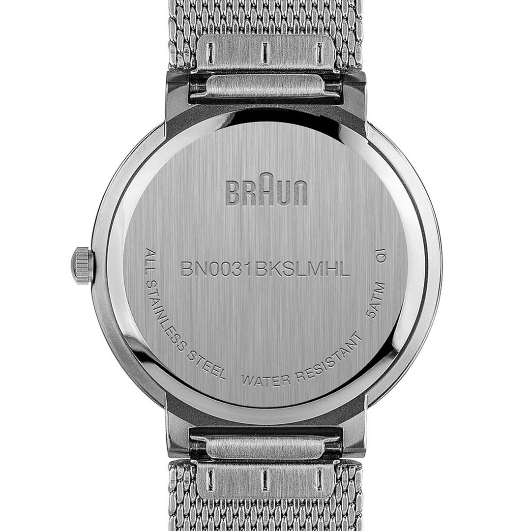 Ladies BN0031 Classic Watch with Mesh Bracelet – Braun Clocks - US