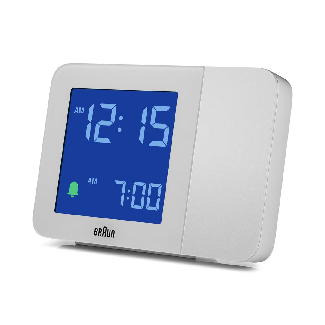 BC15 Braun digital projection alarm clock - white – Braun