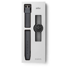 BN0281 Braun unisex analogue interchangeable watch set - black