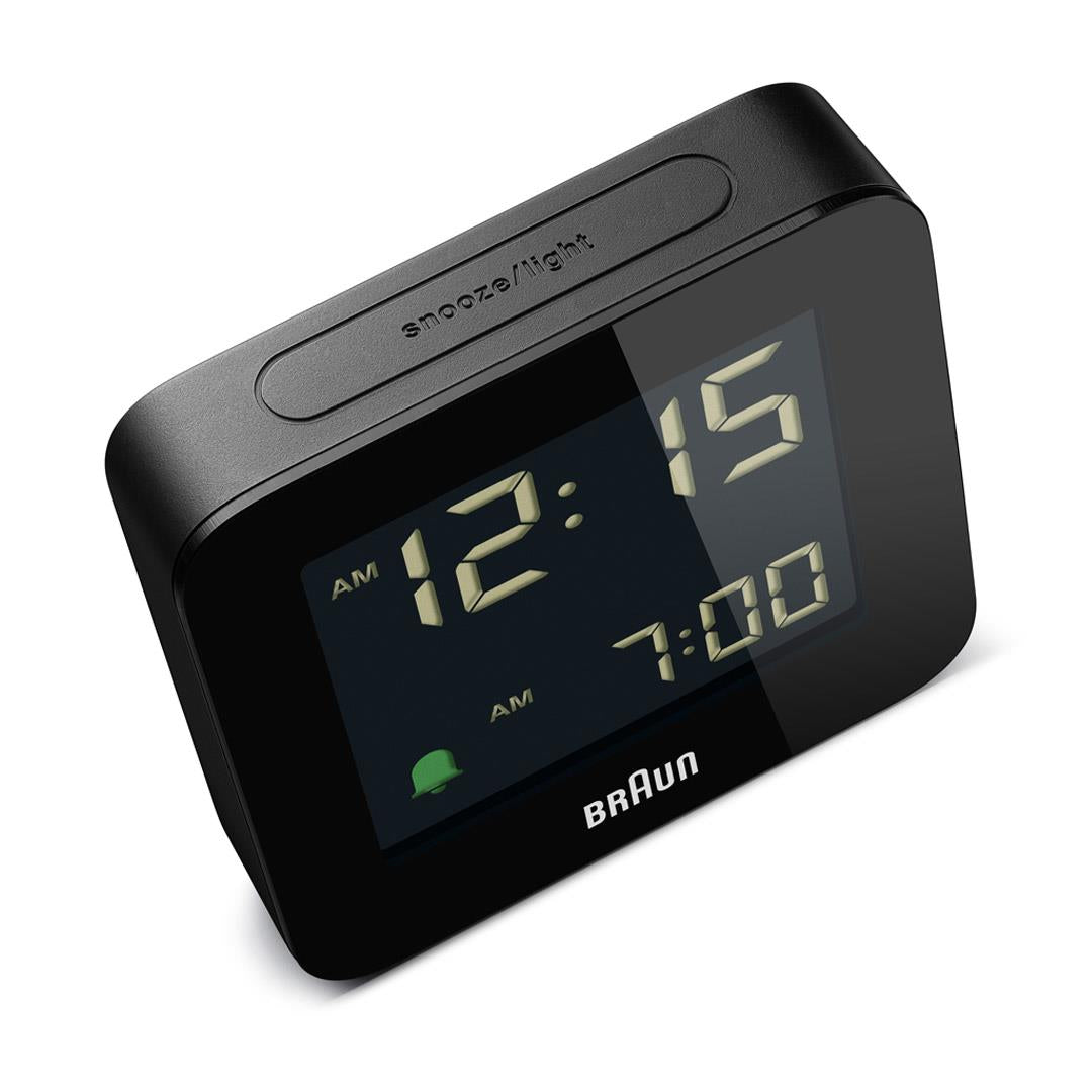 BC09 Braun digital alarm clock - black – US - Braun Clocks & Watches