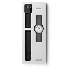 BN0281 Braun gents analogue interchangeable watch set - white dial