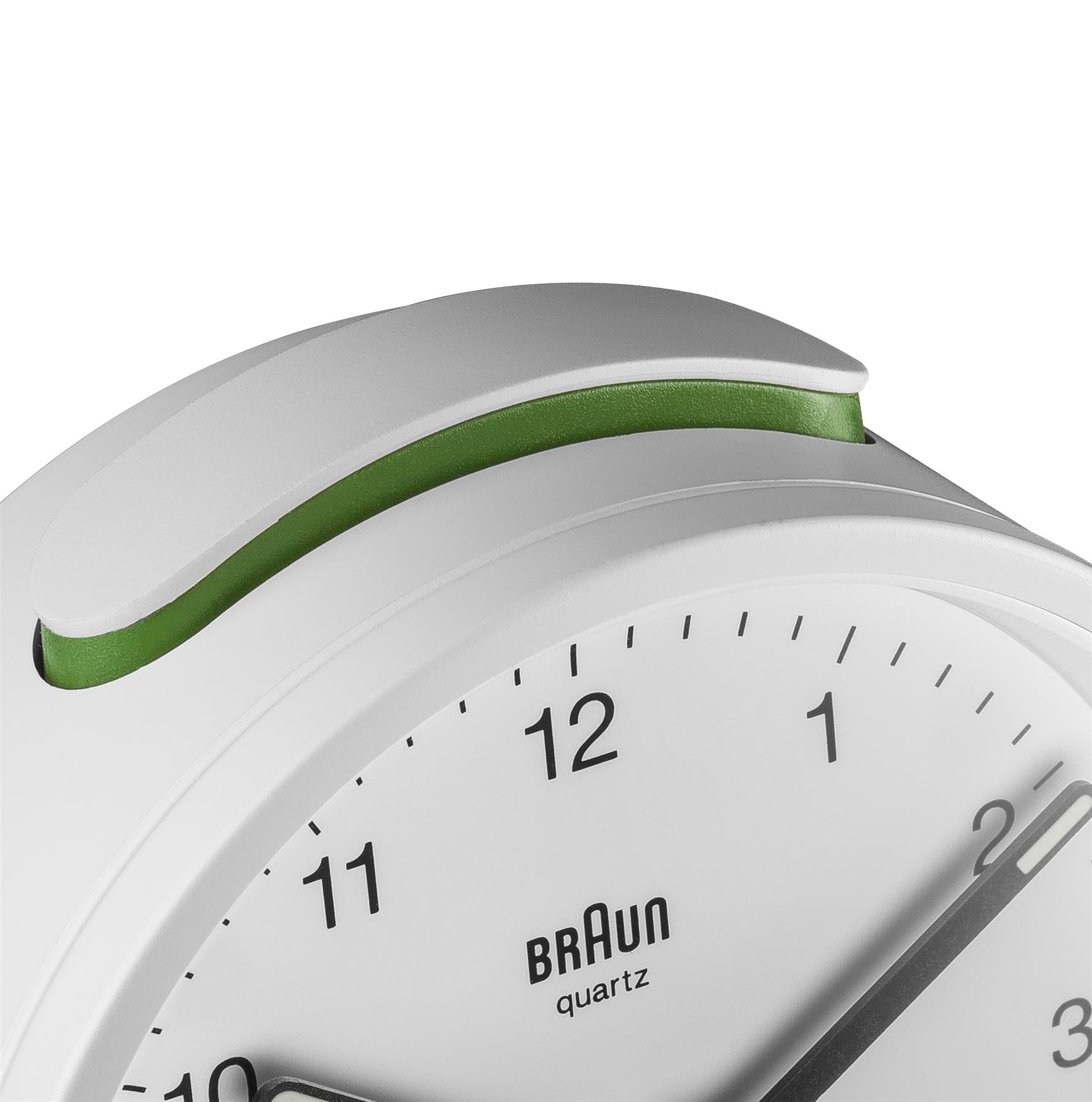 BC12 Braun classic analogue alarm clock white Braun Clocks US