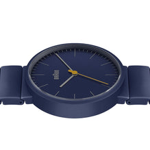 BN0171 Braun unisex classic watch blue dial and blue ceramic bracele Braun Clocks US