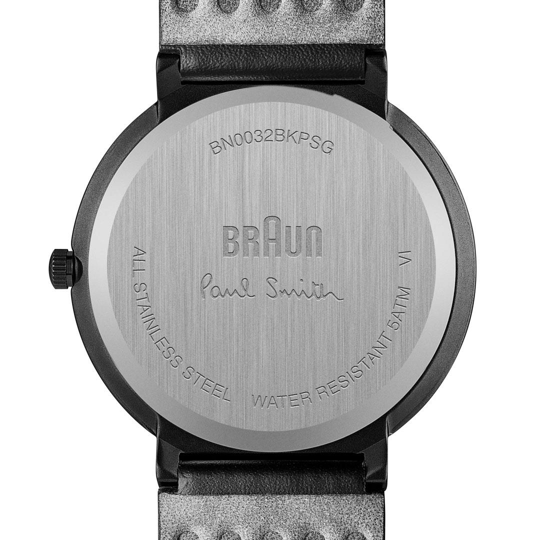 Braun x Paul Smith Limited Edition BN0032 Classic Watch Black Dial