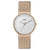 Ladies BN0031 Classic Watch - Black Dial and Rose Gold Mesh Bracelet