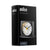 BC02X Braun Classic Analogue Travel Alarm Clock - Black & White